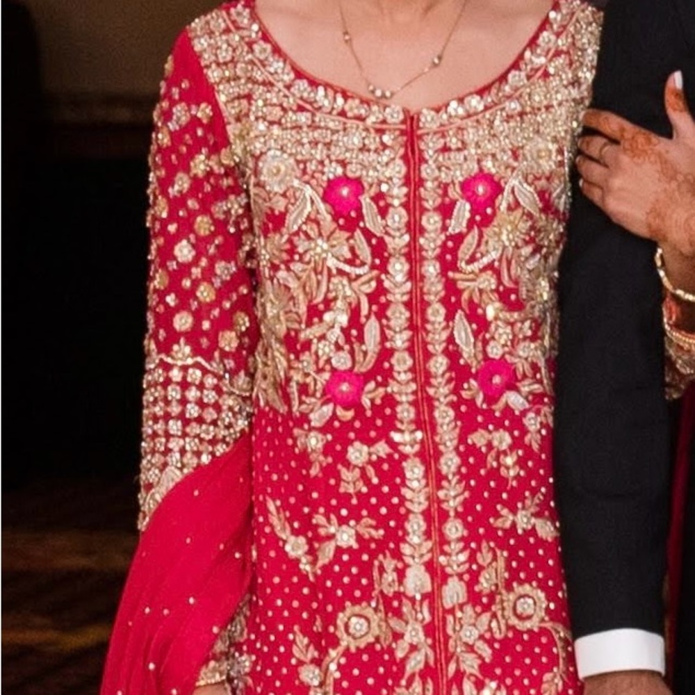 Pink Formal Desi Outfit - 3 Piece
